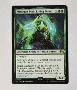 Mutagen Man, Living Ooze #124- MTG Teenage Mutant Ninja Turtles NM - Image 1