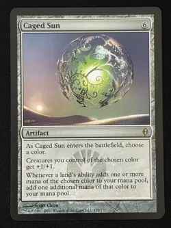 1x MTG Caged Sun - New Phyrexia (NPH) #132 - Magic the Gathering - Image 3