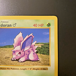 Nidoran M 55/102 1st Edition Shadowless Base Set Regular NM - Pokemon Card - Image 3