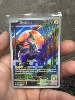Pokemon TCG Miraidon SVP Black Star Promos Holo Card SVP013 Sealed NM Condition - Image 1