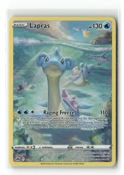 Pokemon TCG Crown Zenith Galarian Gallery #GG05/GG70 Lapras Ultra Rare - Image 1