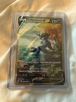 Pokemon TCG Hisuian Samurott V GG51/GG70 Crown Zenith GG Full Art Holo ENG 220 - Image 1