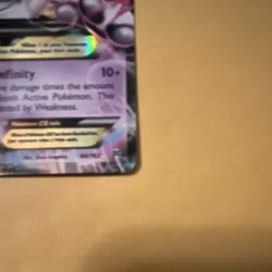 Pokemon TCG M Mewtwo EX Ultra Rare Holo Breakthrough 64/162 210HP - Image 2