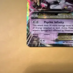 Pokemon TCG M Mewtwo EX Ultra Rare Holo Breakthrough 64/162 210HP - Image 3
