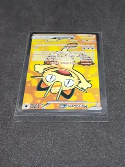 Pokemon Meowth ex Perfect Order 107/088 Illustration Rare Secret - Image 3