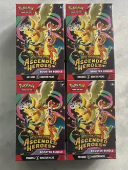 Pokemon TCG: Ascended Heroes Booster Bundle x4 - Brand New & Sealed ✅ - Image 1