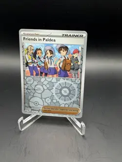 Pokemon Friends in Paldea 109/131 Prismatic Evolutions Reverse Holo Trainer NM - Image 1