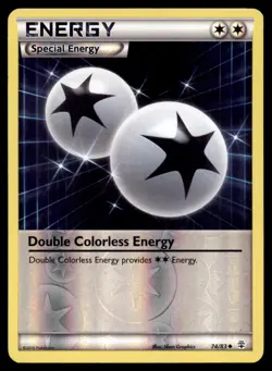 Double Colorless Energy 74/83 Uncommon Generations Pokemon Reverse Holo MP - Image 1