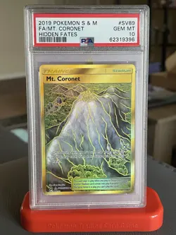 Pokemon 2019 Hidden Fates Shiny Vault Mt. Coronet SV89/SV94 Holo PSA 10 - Image 1