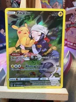Pikachu TG05/TG30 Holo Lost Origin Trainer Gallery Pokemon NM - Image 1