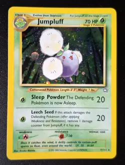 Pokemon - Jumpluff 7/111 Holo - Neo Genesis - Vintage WOTC - LP (Excellent) - Image 1