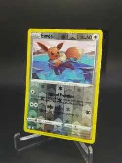Eevee #52/72 2021 Sword & Shield - Shining Fates NM Pokemon TCG Reverse Holo 💎 - Image 1