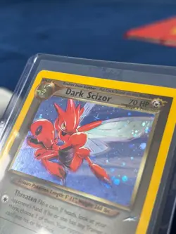 Pokemon Dark Scizor 9/105 Neo Destiny Holo Rare English 2000 70HP Stage 1 - Image 3