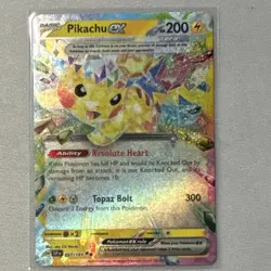 Pokemon Pikachu EX Double Rare Sv08 Surging Sparks 057/191 - Image 1