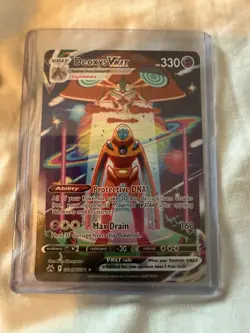 Pokemon TCG Deoxys VMAX GG45/GG70 Crown Zenith Galarian Gallery Full Art Holo - Image 1