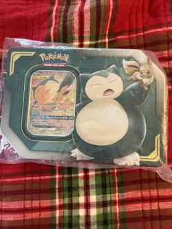 Pokemon Snorlax & Eevee GX TAG TEAM Tin 2019 - NEW/Sealed - Image 1
