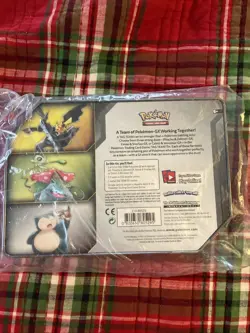 Pokemon Snorlax & Eevee GX TAG TEAM Tin 2019 - NEW/Sealed - Image 4