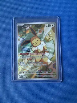 Pokemon TCG Eevee 173 S&V Promo Full Art Prismatic Evolution ETB Promo - Image 1