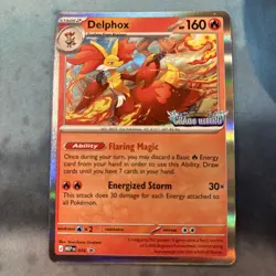 Pokemon Delphox #074 Promo Chaos Rising Pre-release - Image 1
