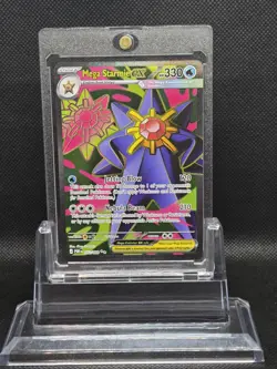 MEGA STARMIE EX FULL ART illustration 102/88 Pokemon New Order perfect - Image 1