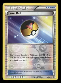 Level Ball 89/99 NM Uncommon Reverse Holo Next Destinies 2012 Pokemon TCG - Image 1