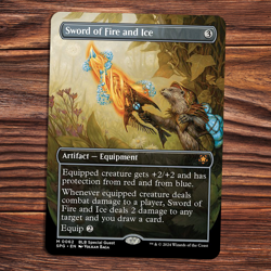 Sword of Fire and Ice - Near Mint - Bloomburrow - Magic the Gathering - Image 1