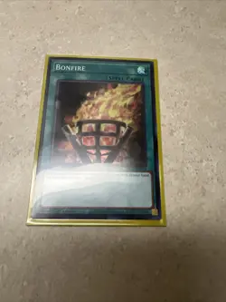 Bonfire (Super Rare) RA03-EN073 Yu-Gi-Oh! Supreme Darkness 1st Edition - Image 1