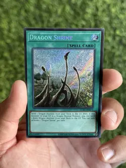 Dragon Shrine LCKC-EN075 Unlimited Secret Rare Near Mint - Image 1