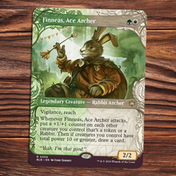 Finneas, Ace Archer - Near Mint - Bloomburrow - Magic the Gathering - Image 1