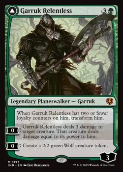 Garruk Relentless Foil - Innistrad Remastered MTG-NM - Image 1