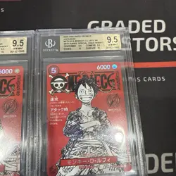 Monkey D. Luffy BGS 9.5 Gem Mint ST21-014 Promo ONE PIECE Japanese 3 @ $150 each - Image 5