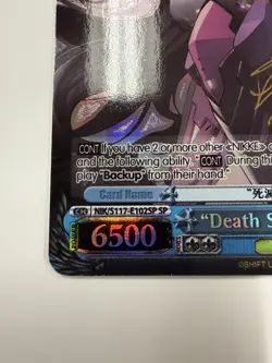Weiss Schwarz Nikke “Death Scythe” Harran (sp) (Gold Stamp) - Image 3