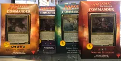 2017 MTG Commander Deck SEALED SET OF 4 - ENGLISH - FREE SHIPPING! - Image 1