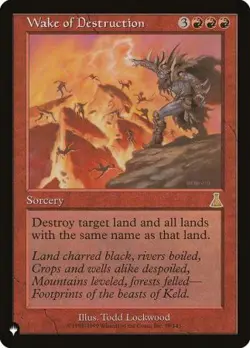 MTG Urza's Destiny - Wake of Destruction [The List] - Image 1