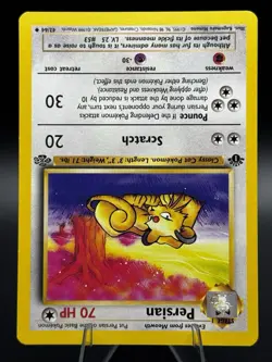 Persian 42/64 Jungle 1st Edition - Uncommon - WOTC - LP - Pokemon Vintage - Image 2