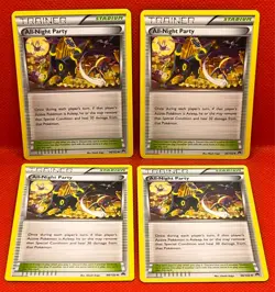 Pokemon Tcg All-Night Party 96/122 BREAKpoint Non-Holo x4 - Image 1