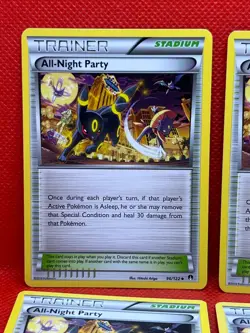 Pokemon Tcg All-Night Party 96/122 BREAKpoint Non-Holo x4 - Image 2