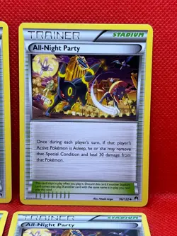 Pokemon Tcg All-Night Party 96/122 BREAKpoint Non-Holo x4 - Image 3