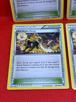 Pokemon Tcg All-Night Party 96/122 BREAKpoint Non-Holo x4 - Image 4