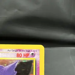 Pokemon TCG Gengar Fossil Holo Rare 5/62 English 1999 - Image 5