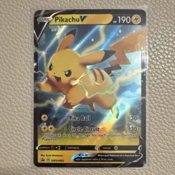 Pokemon Pikachu V SWSH063 Promo Holo Card Sword & Shield English - Image 1