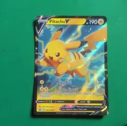 Pokemon Pikachu V SWSH: Sword & Shield Promo SWSH063 Holo Promo Lightning 190 HP - Image 1
