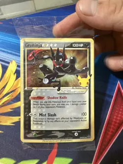 *ACTUALLY SEALED* Greninja Gold Star Promo SWSH144 Pokemon Celebrations NM - Image 2
