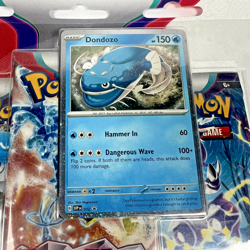 Pokemon TCG: Scarlet & Violet Base Set 3-Pack Blister - Dondozo Promo Card - Image 2