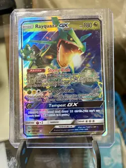 Pokemon Rayquaza GX Celestial Storm 109/168 Holo Ultra Rare 2018 - Image 1