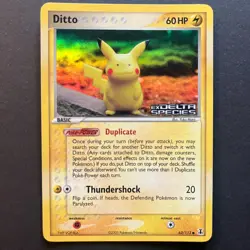 Ditto [Pikachu] Pokemon Ex Delta Species 63/113 Reverse Holo - Image 1