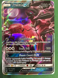 1x Yveltal GX - 79/131 - Ultra Rare Lightly Played Pokemon SM06 - Forbidden Ligh - Image 1