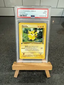 1999 Pokemon Jungle Pikachu 1st Edition #60 PSA 9 New Cert - Image 3