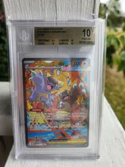 Pokemon TCG Mega Evolution Mega Kangaskhan EX 182/132 SIR BGS Pristine 10 - Image 1