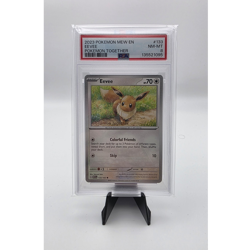 Pokemon Eevee Pokemon Together 133/165 PSA 8 English 2023 70 HP Regular - Image 1